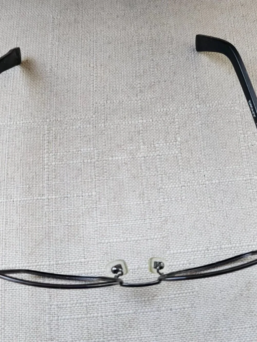 Vintage DKNY Eeyeglasses Frame Dark Gunmetal Tone Eyewear Glasses 7237S